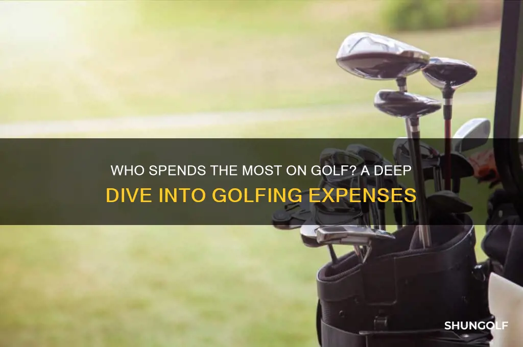who spends the most of golf