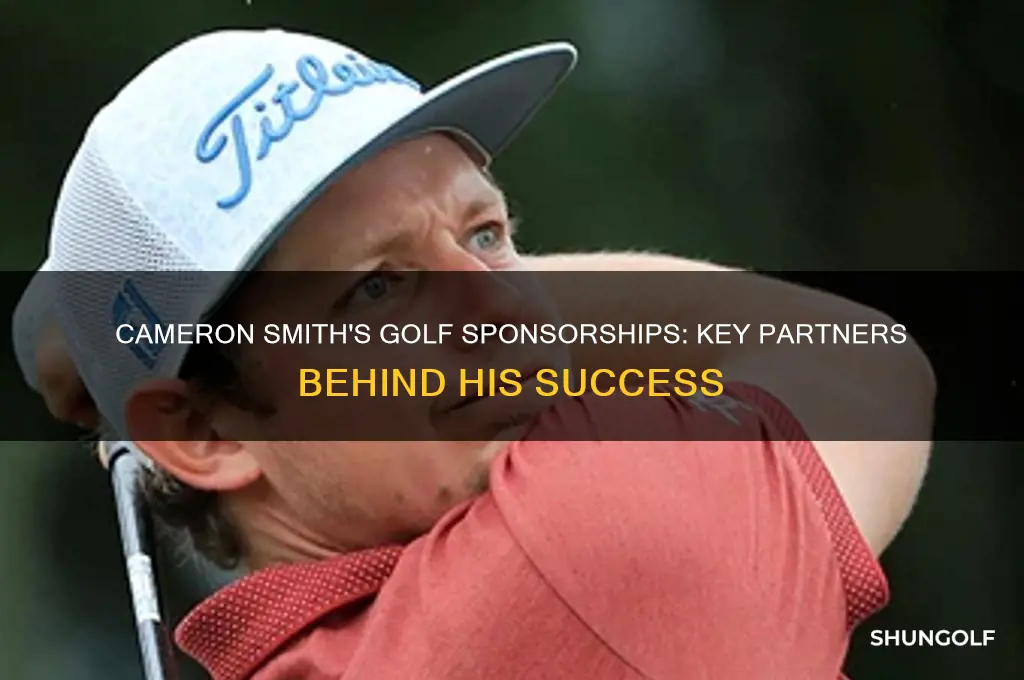 who sponsors cameron smith golfer