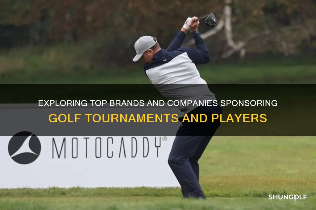 who sponsors golf