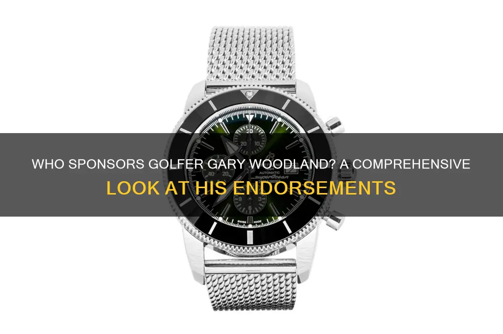 who sponsors golfer woodland