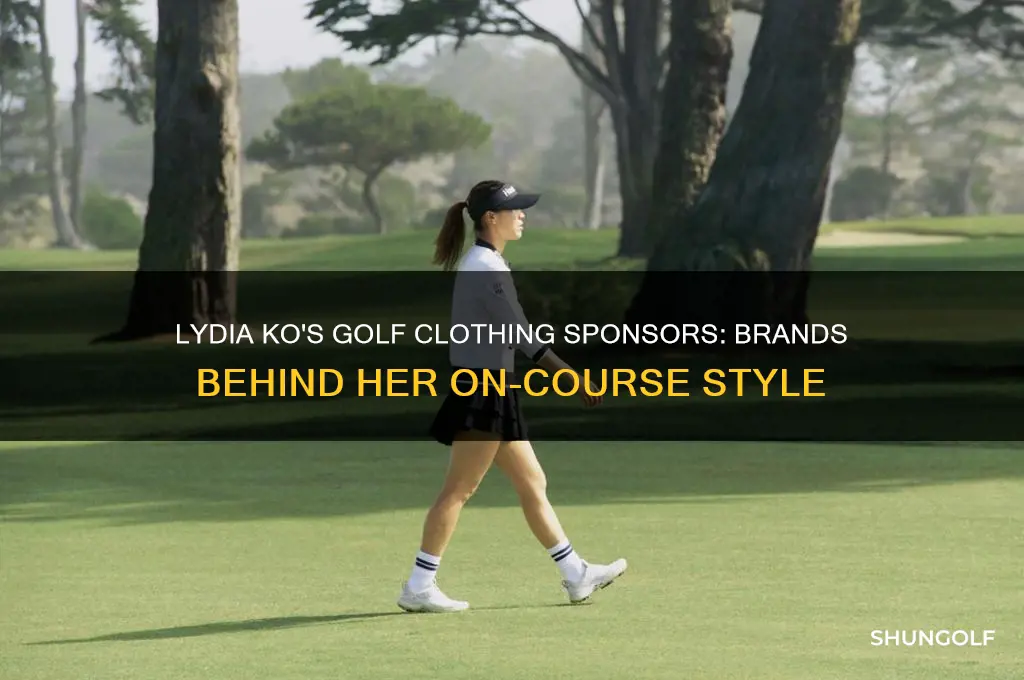 who sponsors lydia ko golf clothing brands