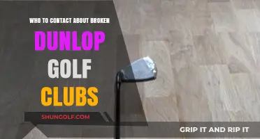 Where to Report Broken Dunlop Golf Clubs: Contact Guide