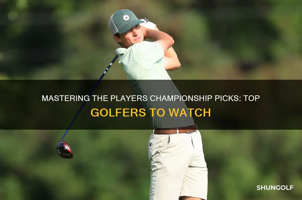 who to pick in the players golf