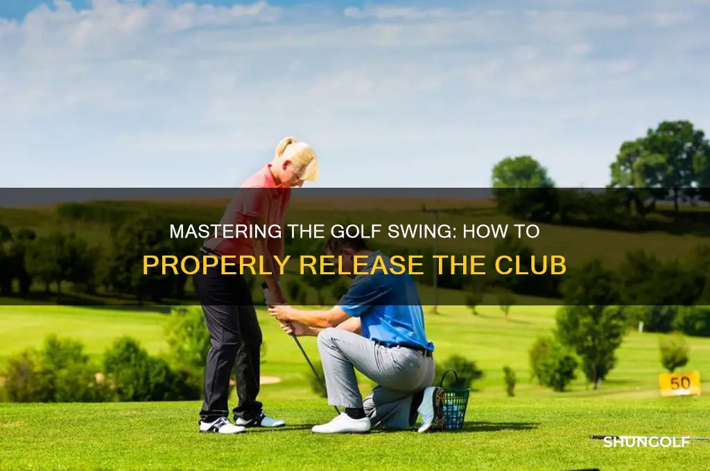 who to properly release the golf club