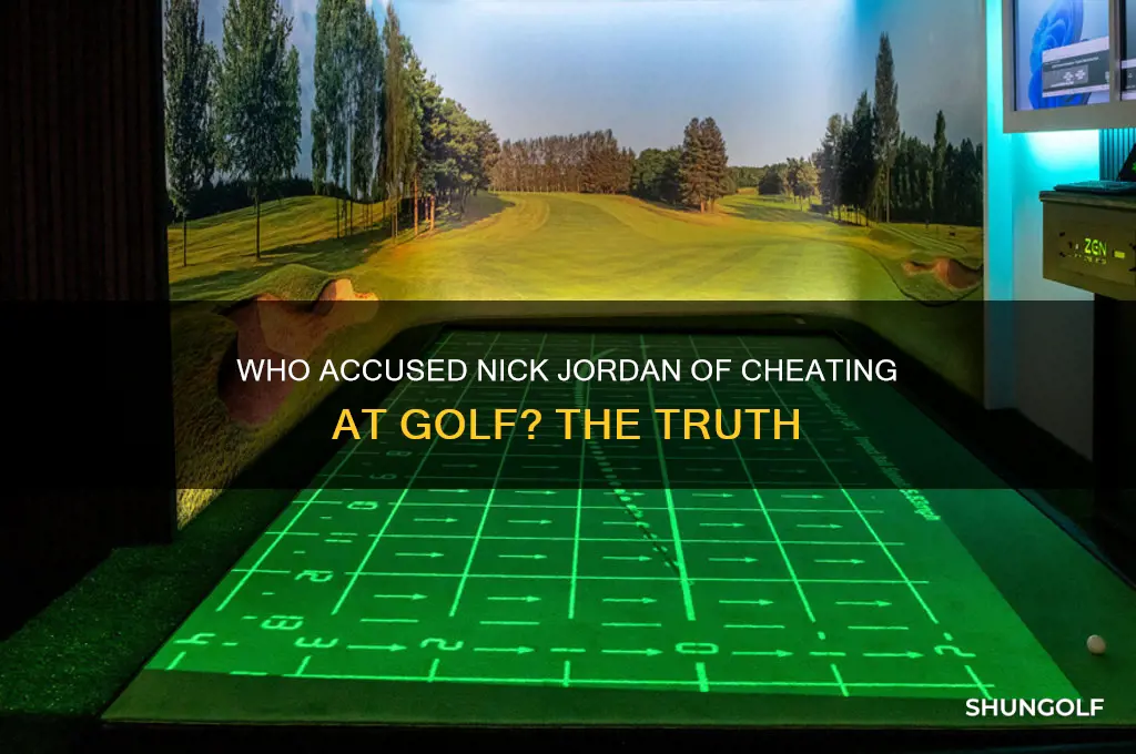 who told nick jordan cheated at golf