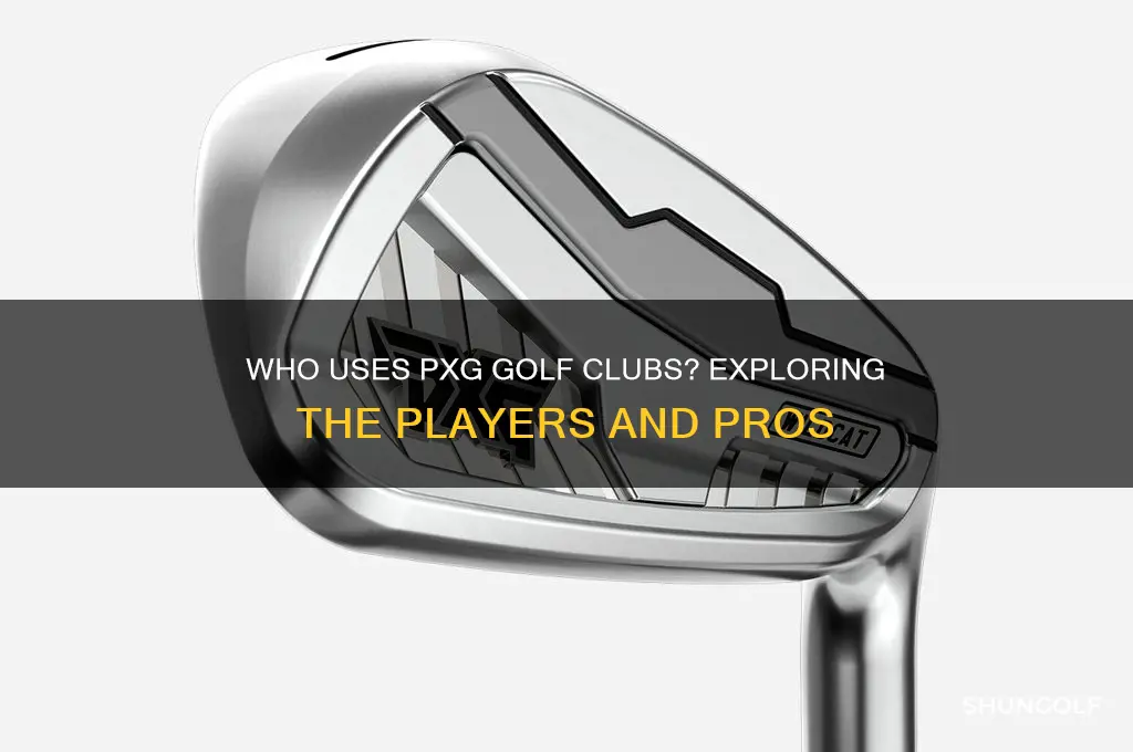 who uses pxg golf clubs
