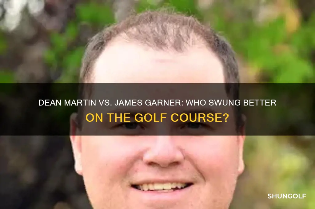 who was a better golfer dean martin or james garner