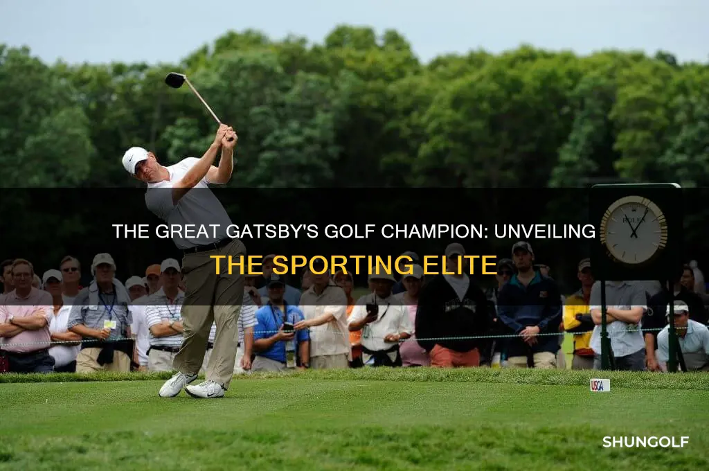 who was a golf champion in the great gatsby