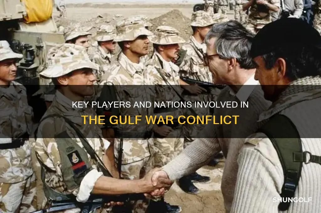 who was a part of the golf war