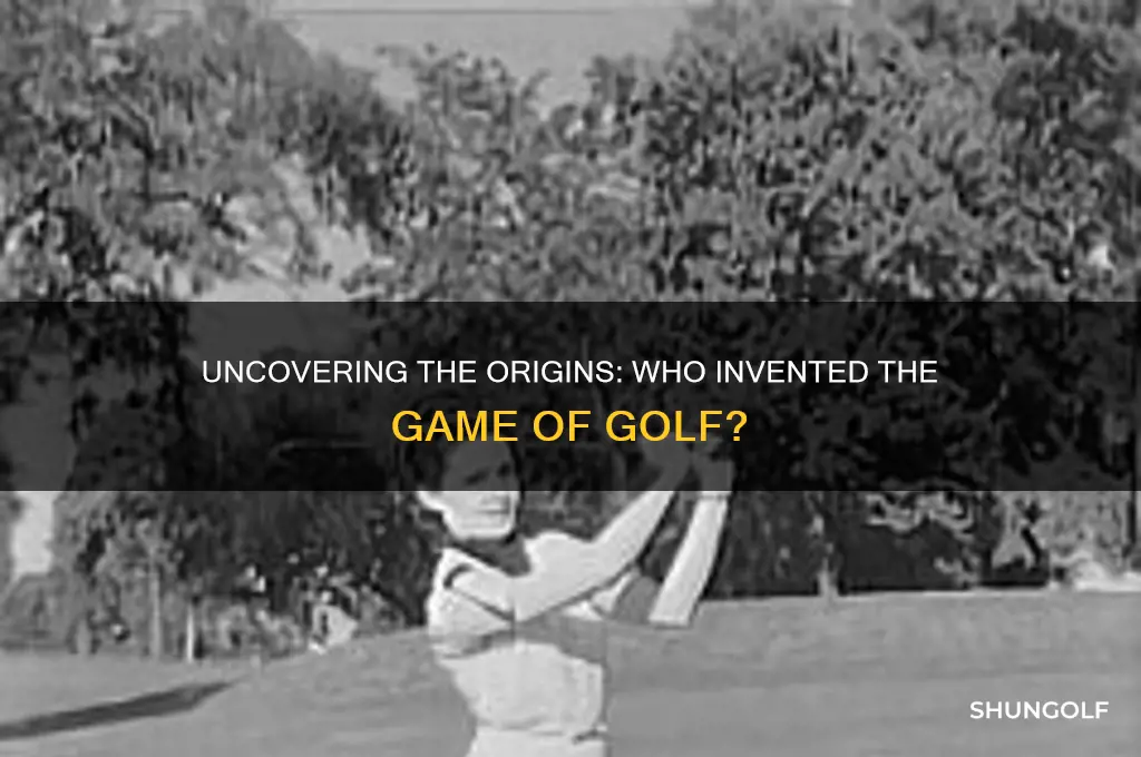 who was golf invented by
