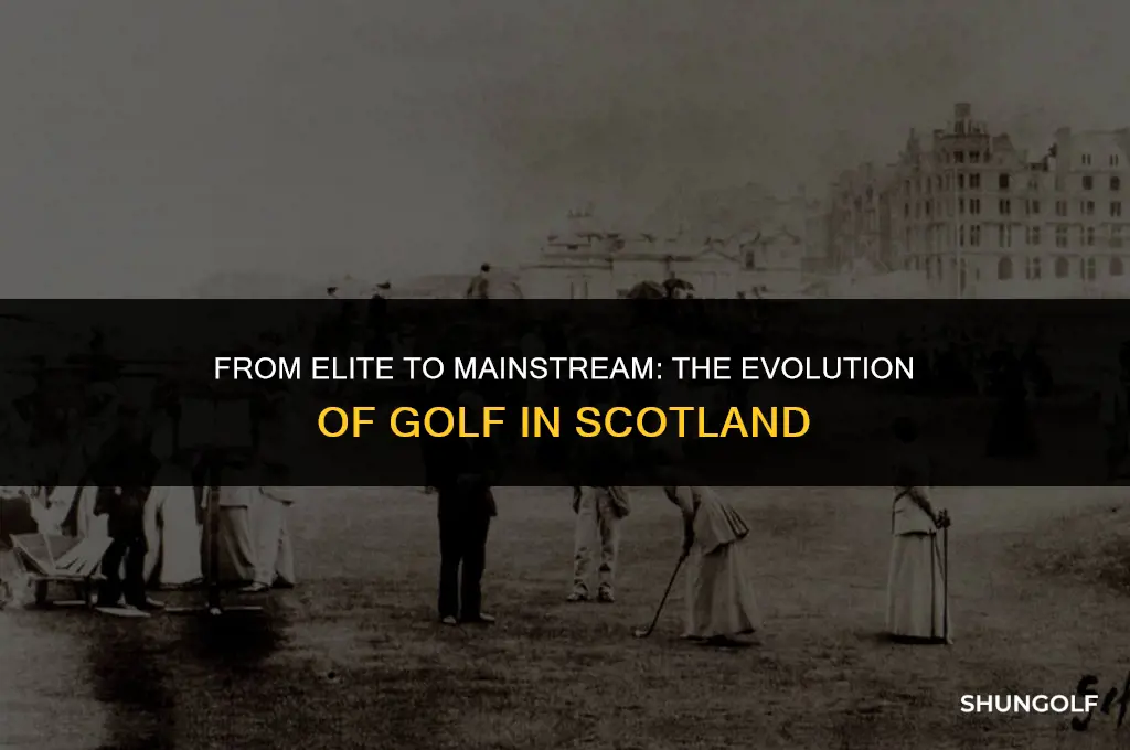 who was golf originally played for the rich in scotland