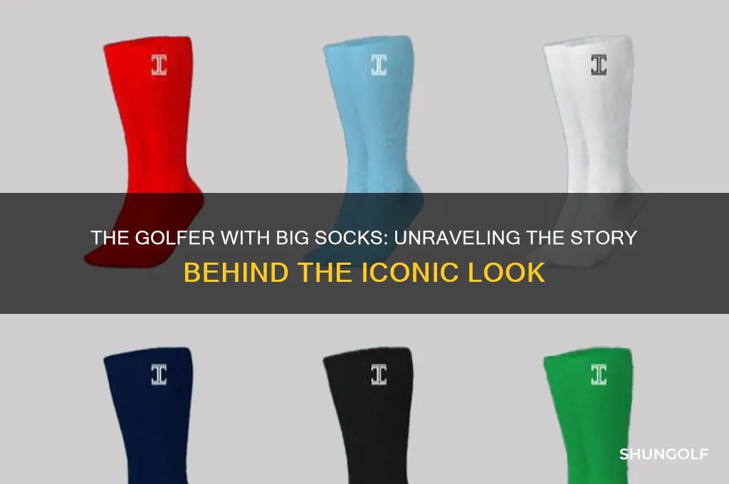 who was golfer with big socks