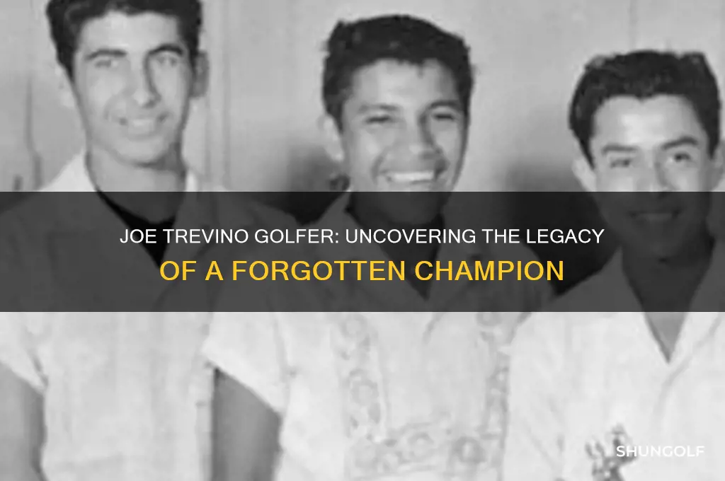 who was joe trevino golfer
