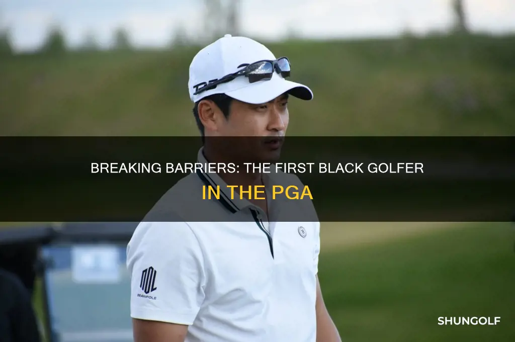who was the first black golfer in the pga
