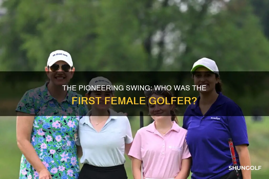 who was the first female golfer