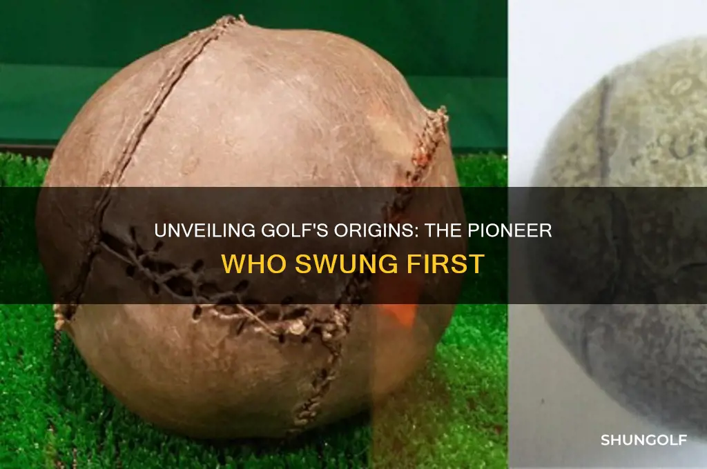 who was the first golfer
