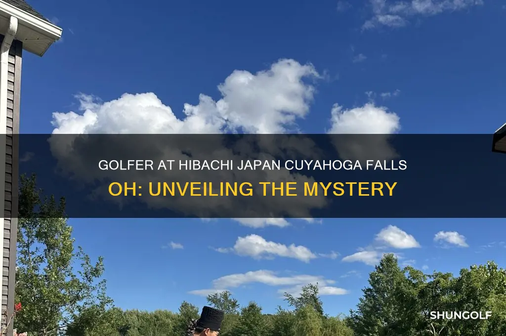 who was the golfer at hibachi japan cuyahoga falls oh