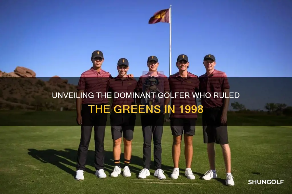 who was the golfer in 1998