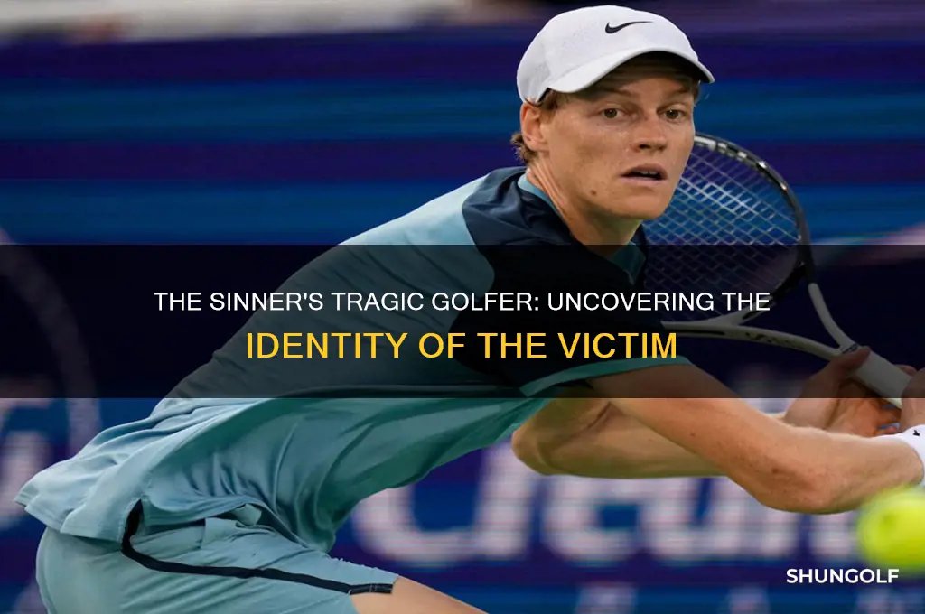 who was the golfer killed in the sinner