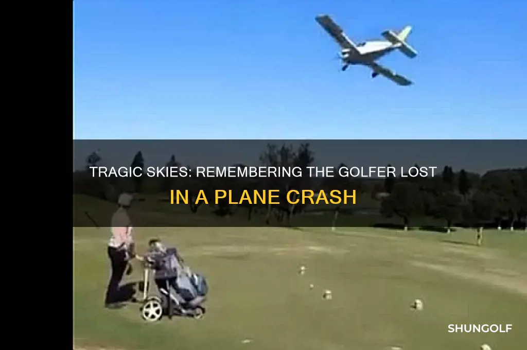 who was the golfer that died in a plane crash