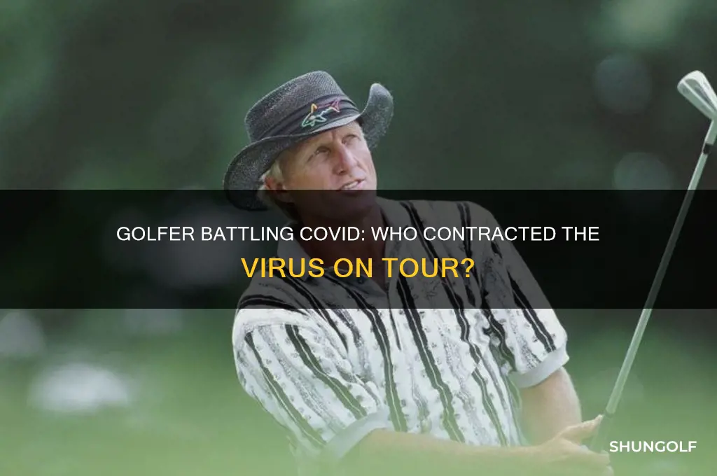 who was the golfer that got covid