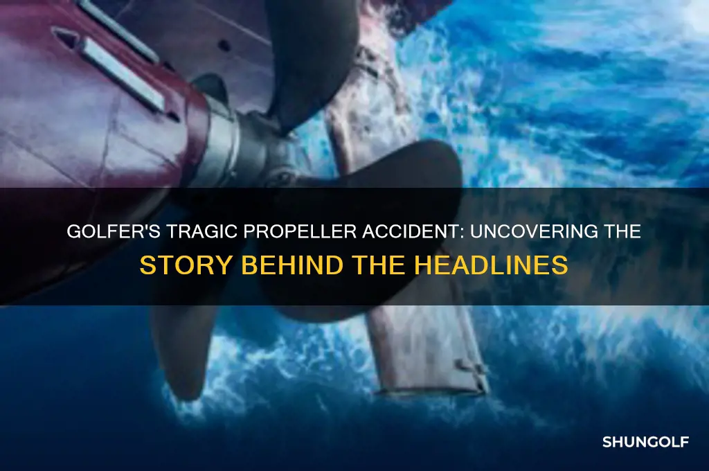 who was the golfer that walked into propeller