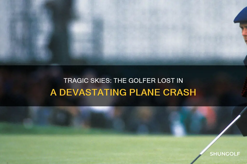 who was the golfer who in plane crush