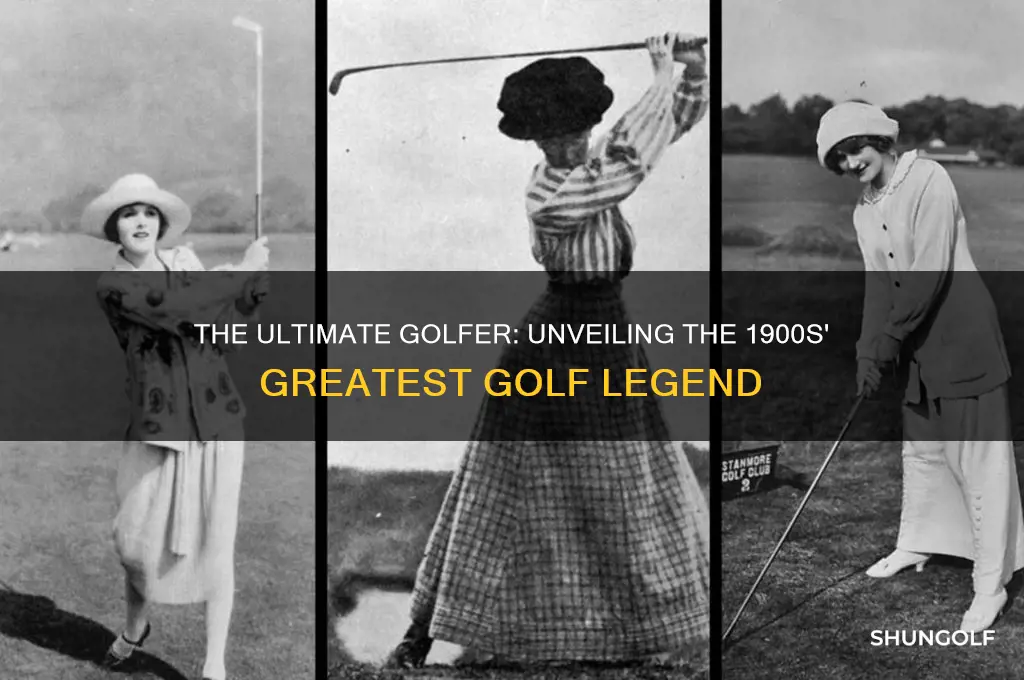who was the greatest golfer of 1900s