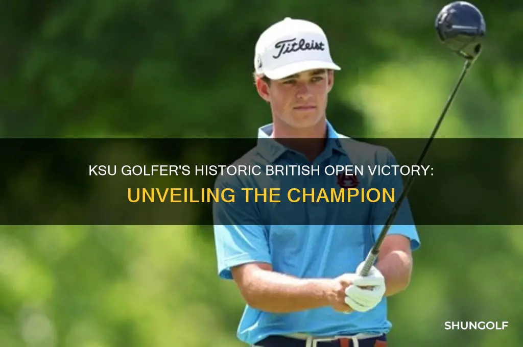 who was the ksu golfer that won the britisj