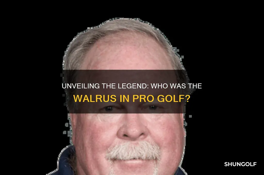 who was the walrus in pro golf