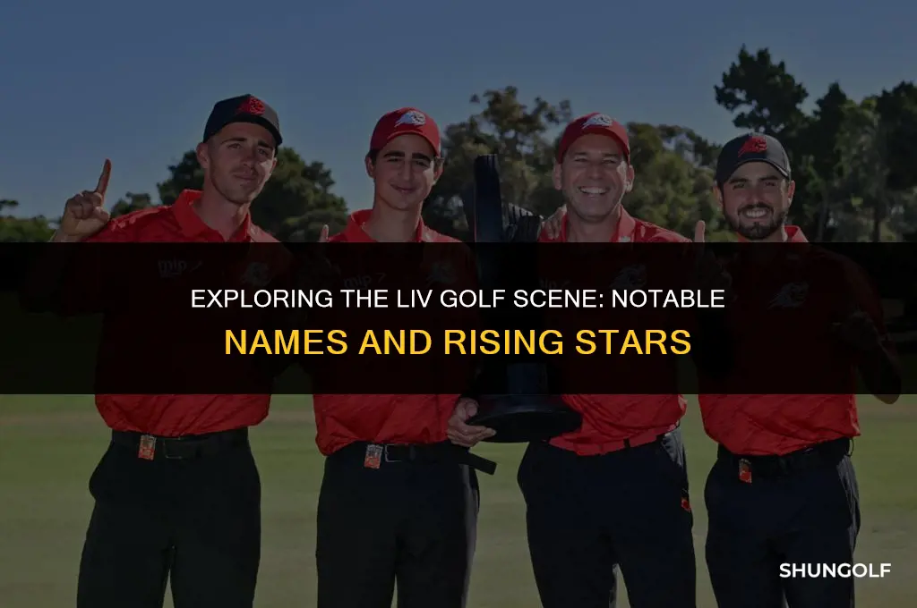 who went to liv golf