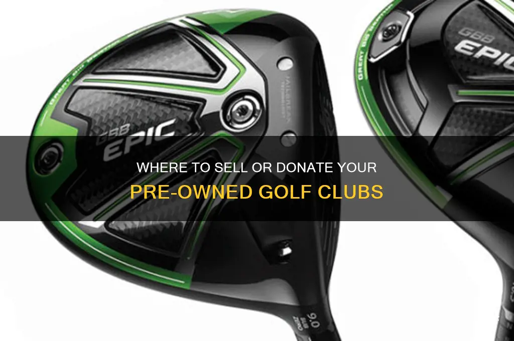 who will accept used golf clubs