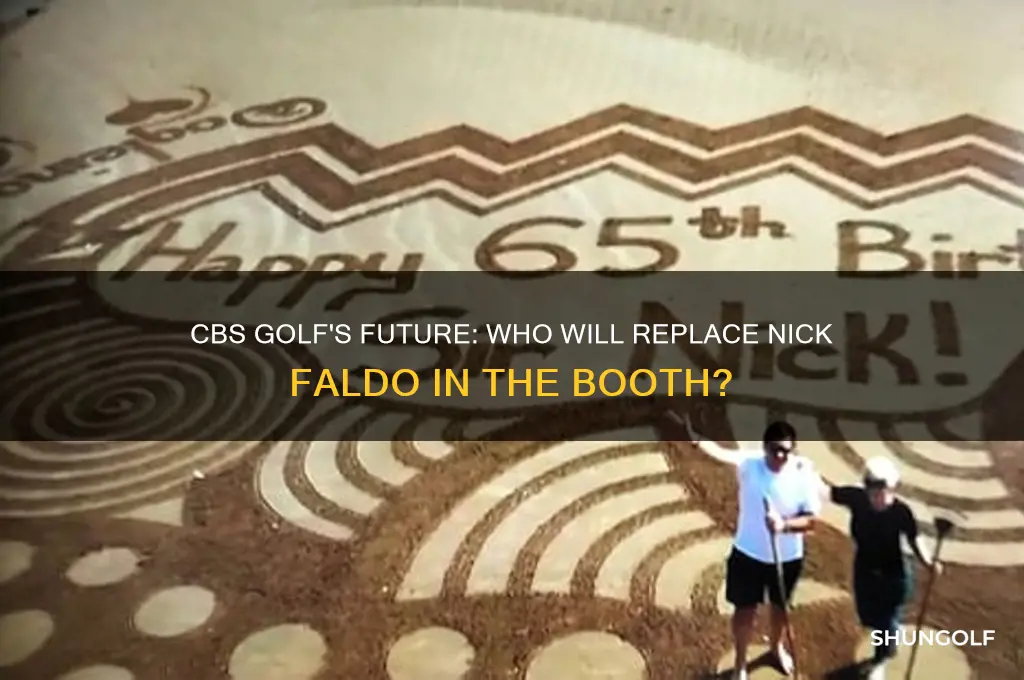 who will replace nick faldo on cbs golf