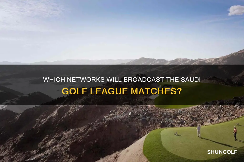 who will televise saudi golf league