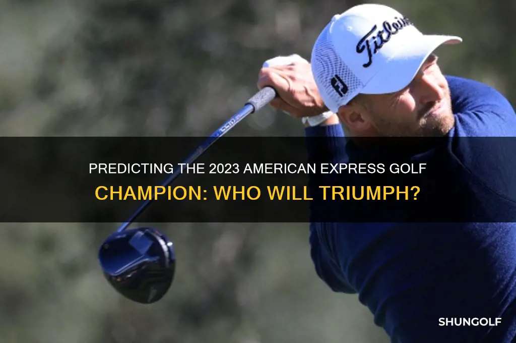 who will win american express golf