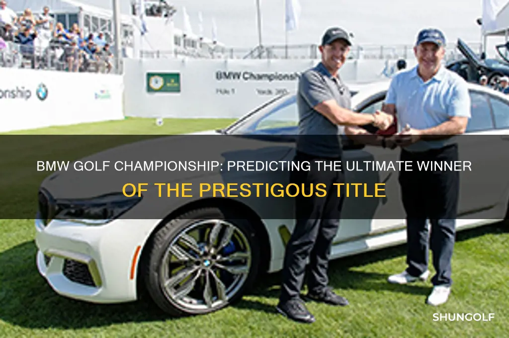 who will win bmw golf championship
