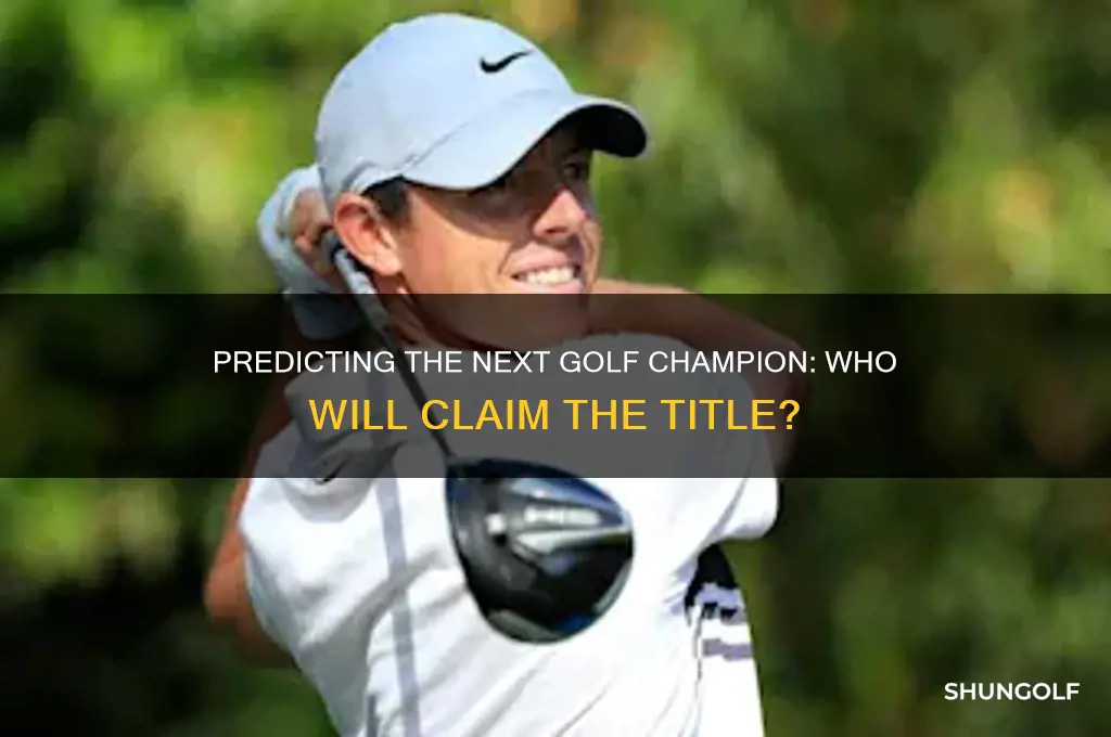 who will win golf