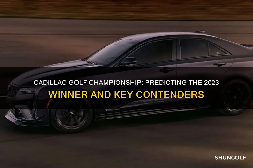 who will win the cadillac golf championship