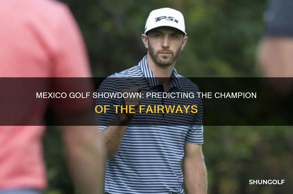 who will win the mexico golf