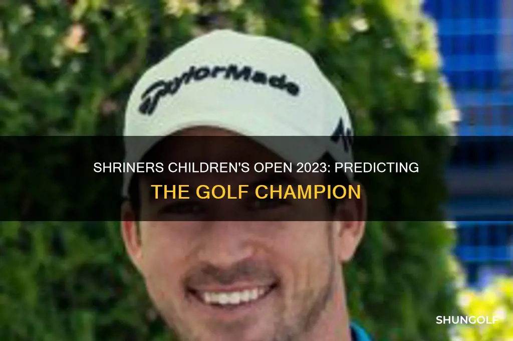 who will win the shriners golf