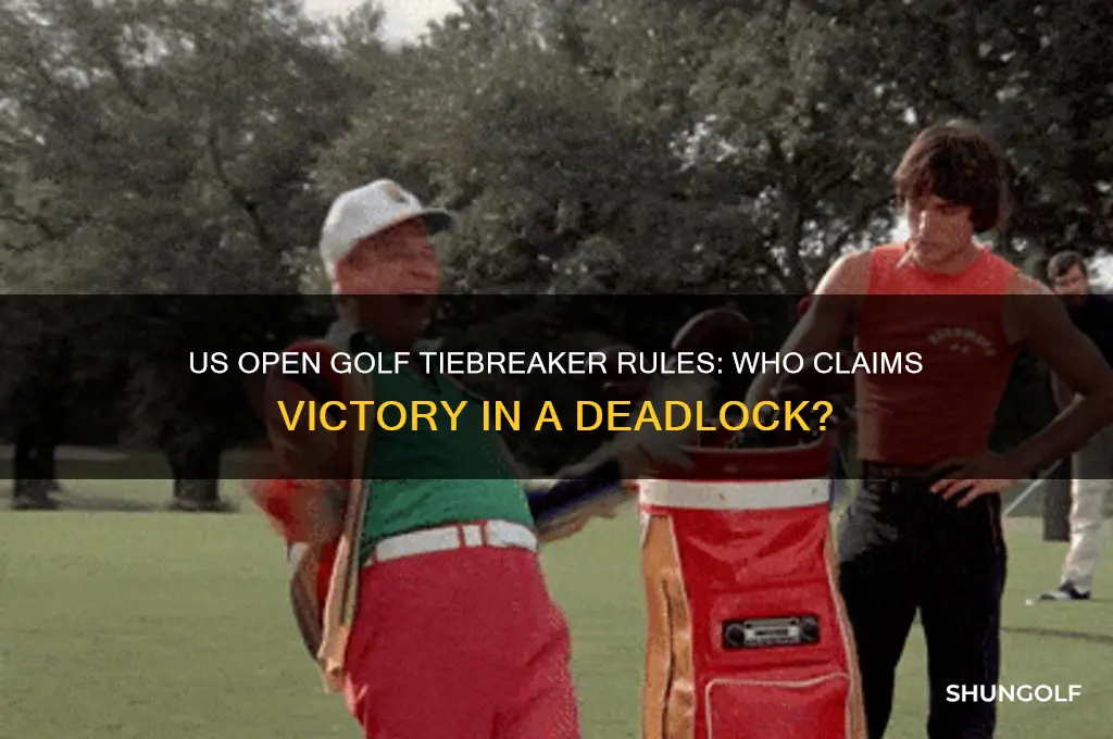 who wins a golf tie us open