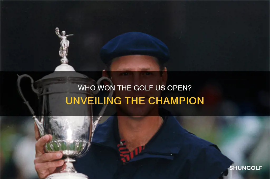 who wom the golf us open