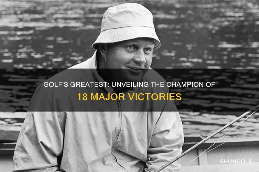 who won 18 golf majors