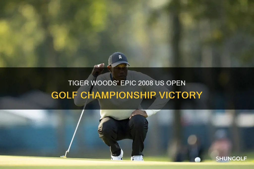 who won 2008 us open golf