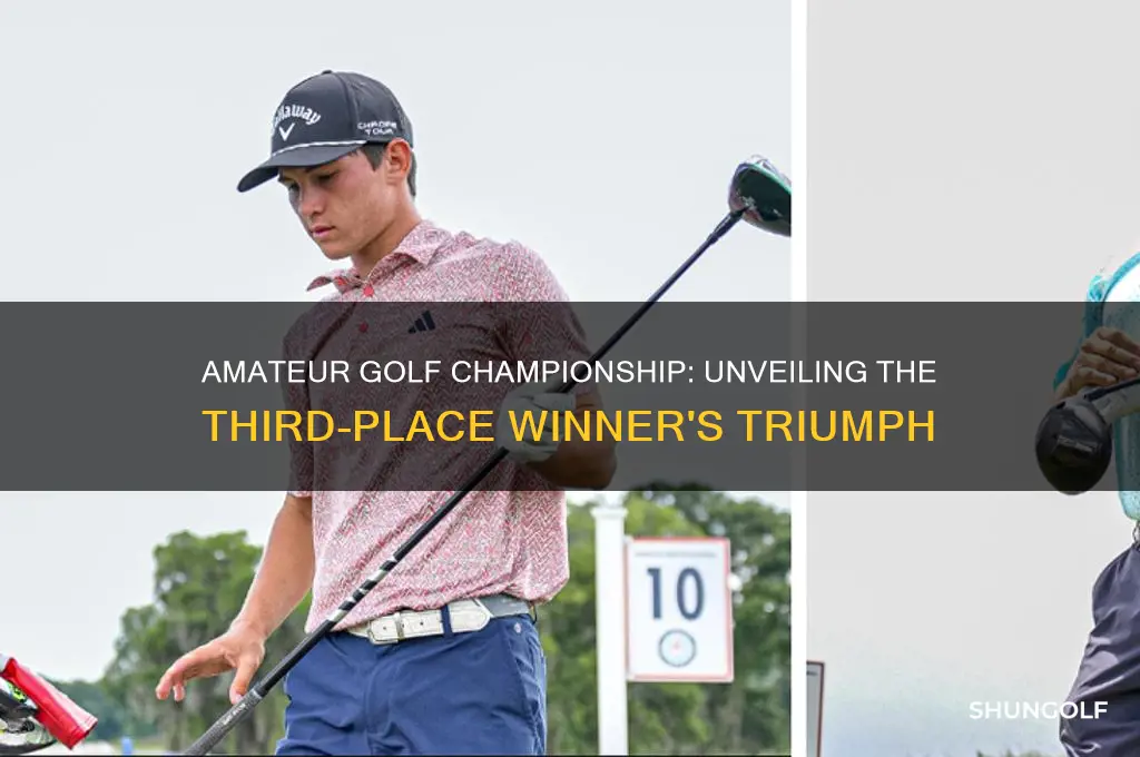 who won 3rd in amateur golf championship
