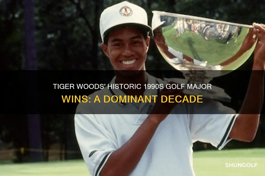 who won 4 golf majors in 1990s