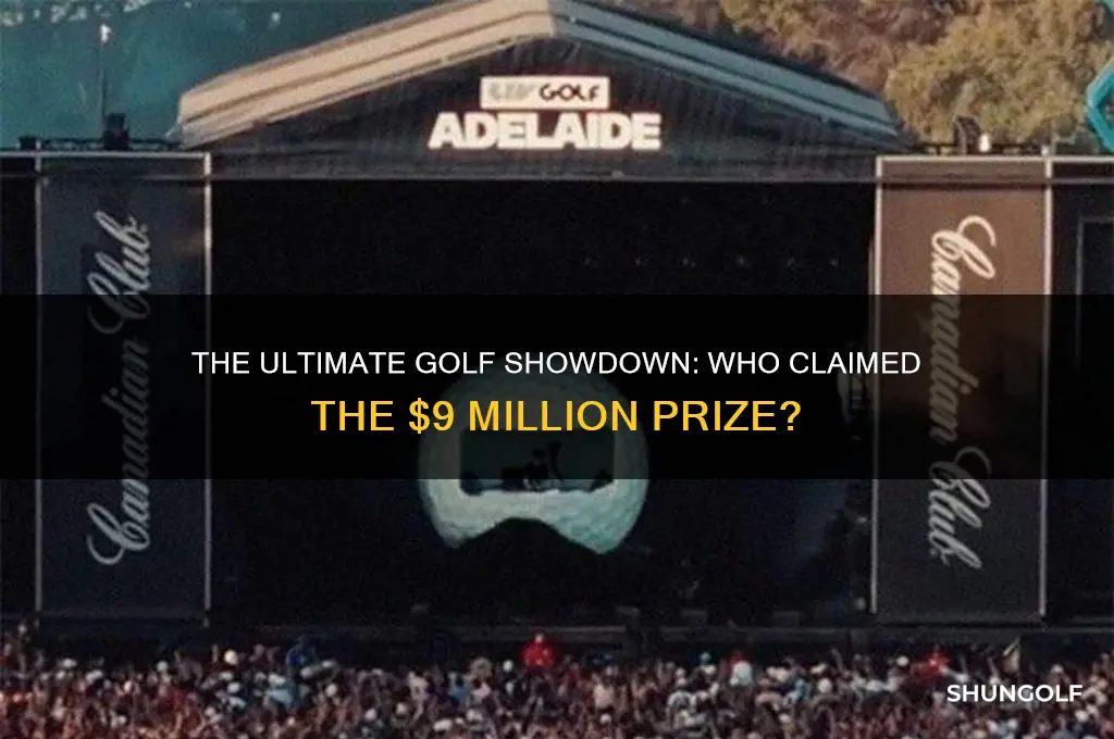 who won 9 million dollar golf match