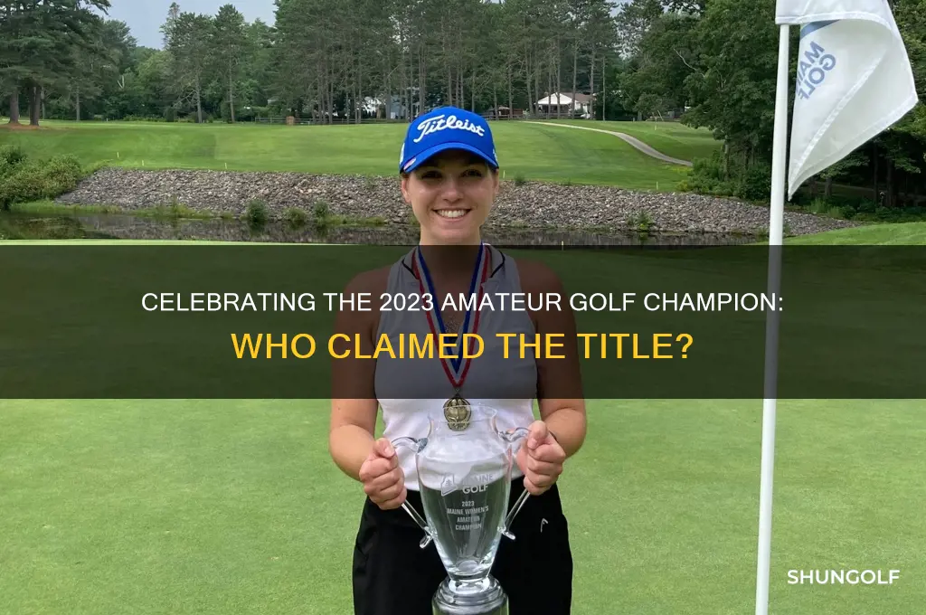 who won amateur golf