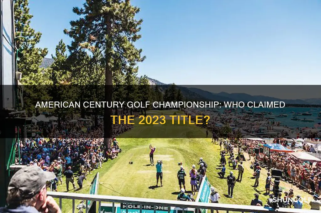 who won american century golf