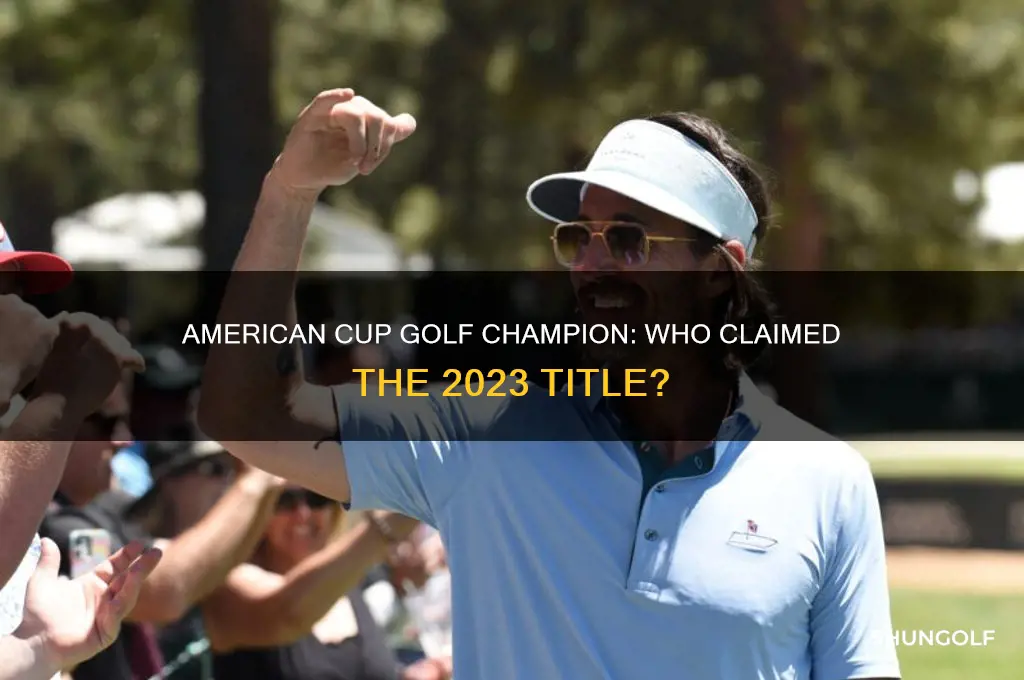 who won american cup in golf